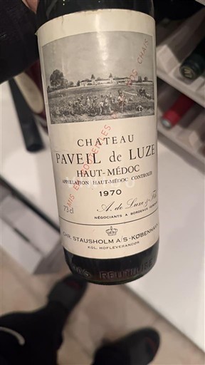 Бордо Го-Медок Château Paveil de Luze 1970