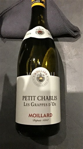Burgundi Petit-chablis Moillard Les Grappes d'Or 2024