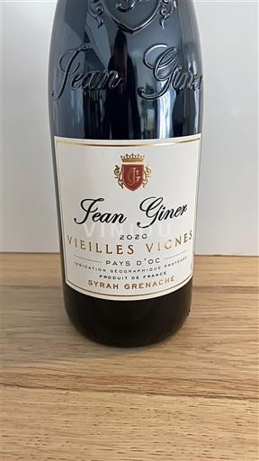 Languedoc-Roussillon Pays d'Oc Jean Giner Vieilles Vignes 2020