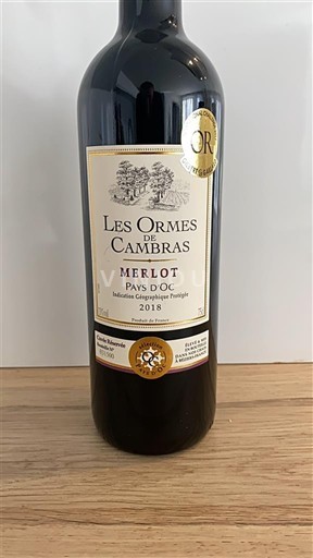 Linguadoca e Rossiglione Paese d'Oc Les Ormes de Cambras 2018