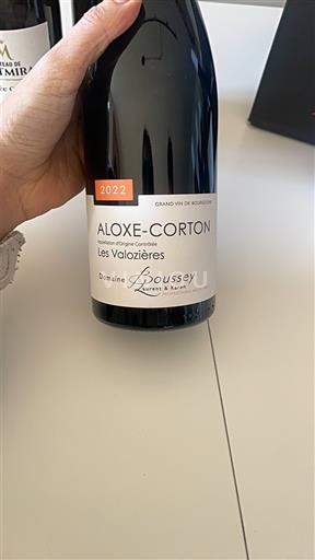 Bourgogne Aloxe-Corton Domaine Poussey Les Valozières 2022