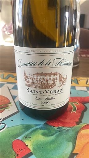 Borgoña Saint-Véran Domaine La Feuillarde Tradition 2020