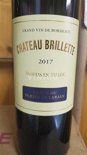 Bordeaux Moulis-en-Médoc Château Brillette 2017
