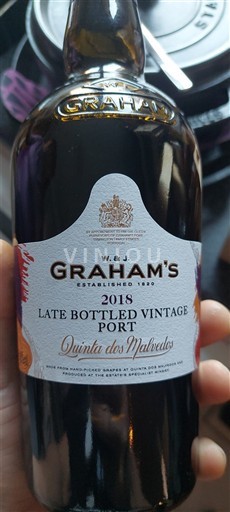 Portugal Oporto Graham's Late Bottled Vintage Quinta dos Malvedos 2018