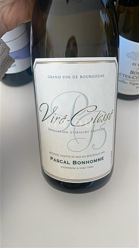 Bourgogne Viré-clessé Pascal Bonhomme Ikke årgangsbestemt