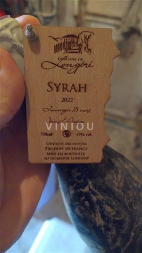 Sudoeste Ariège Domaine Longpré Syrah 2022