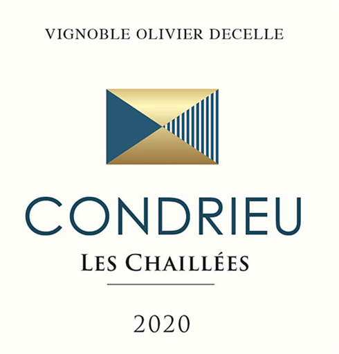 Rhônen laakso Condrieu Vignoble Olivier Decelle Les Chaillées 2022