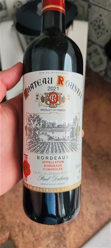 Burdeos Bordeaux Château Rousin 2021