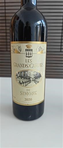 Provence, hạ lưu Rhône, Corse Bouches-du-Rhône Château Simone Les Grands Carmes de Simone 2020