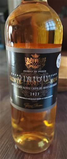 Viinit Blanc moelleux Maison Bouey 2023 Ranska Bordeaux Sainte-Croix-Du-Mont AOC
