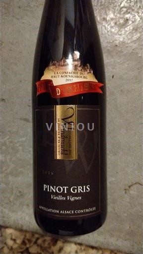 Alsácia Domaine La Ville de Colmar Vieilles Vignes 2016