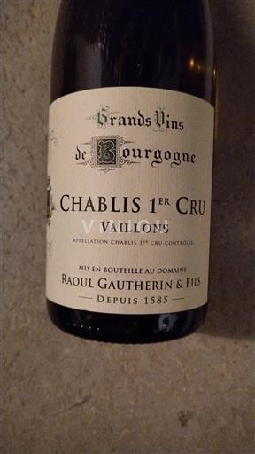 Borgoña Chablis Premier Cru Premier Cru Raoul Gautherin & Fils Vaillons 2022