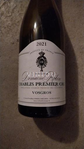 Burgundija Chablis Premier Cru Domaine Robin Vosgros 2021