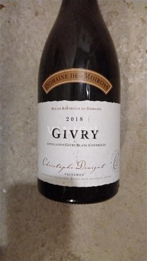 Borgoña Givry Domaine Moiron 2018