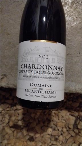 Bourgogne Coteaux bourguignons Domaine Grand Champ 2022