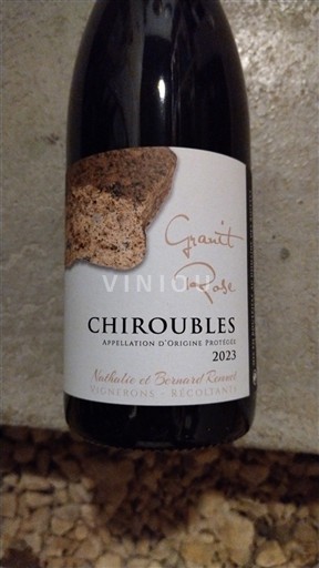 Beaujolais Chiroubles Nathalie et Bernard Ronde Granit Rose 2023