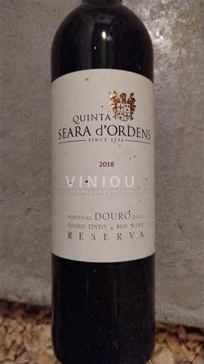 Douro Quinta Seara d’Ordens Reserva 2018