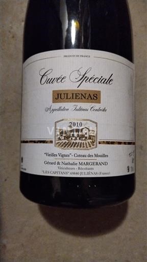 Beaujolais Juliénas Les Capitans Spéciale 2010