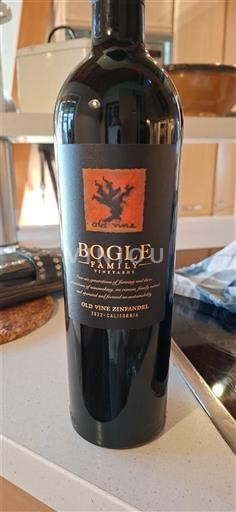 Vùng trồng nho được cấp phép California Clarksburg Bogle Family Vineyards Old Vine Zinfandel 2022