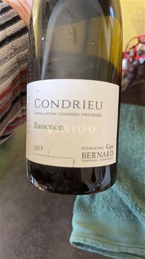 Thung lũng Rhône Condrieu Domaine Guy Bernard Bassenon 2017