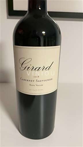 Vùng trồng nho được cấp phép California Napa Valley Girard 2018