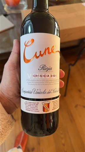 La Rioja Rioja Compañía Vinícola del Norte de España (Cune) Lune. Crianza 2021