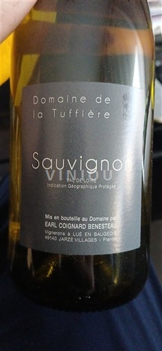 Dolina Loare Domaine La Tuffière Sauvignon 2021