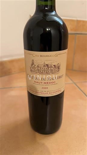Burdeos Haut-Médoc Château Malleret 2008