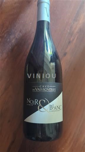 Alpe in reke Rona Ardeška. Cave de Valvignères Noir & Blanc 2021