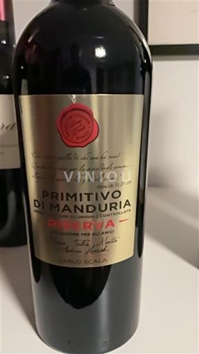 Apulia Wines Primitivo di Manduria Carlo Scala Riserva 2018
