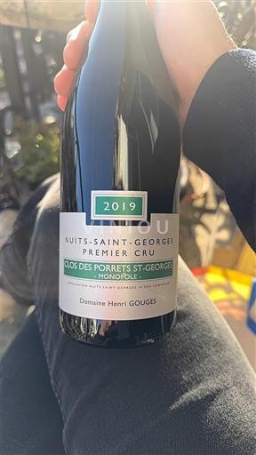 Borgoña Nuits-Saint-Georges Premier Cru Domaine Henri Gouges Clos des Porrets St-Georges Monopole 2019