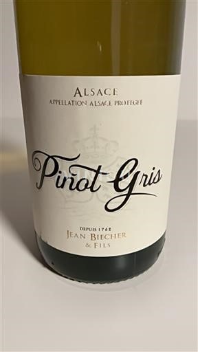 Alsácia Jean Biecher & Fils Pinot Gris 2022