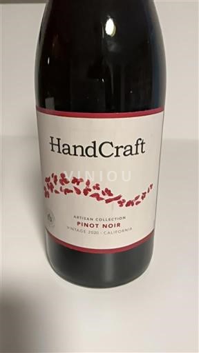 Vùng trồng nho được cấp phép California Không được chỉ định HandCraft Artisan Collection Pinot Noir 2020