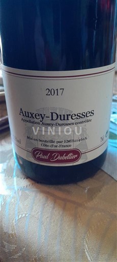 Borgoña Auxey-duresses Paul Dubrulle 2017