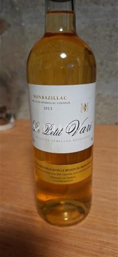 Lounais-Ranska Monbazillac Botrytis Semillon Selections Le Petit Vari 2013