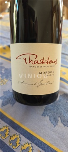 Beaujolais Morgon Vignobles Boidelle Thaddeus 2017