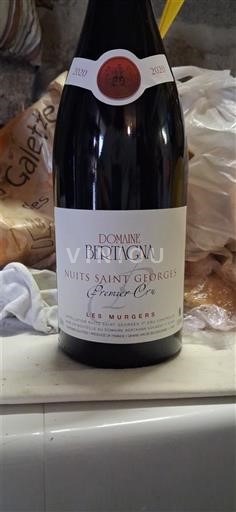 Burgundia Nuits-Saint-Georges Premier Cru Domaine Bertagna Les Murgers 2020