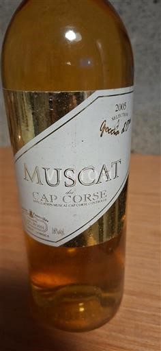 Corse Muscat-du-cap-corse Domaine Aliso-Rossi 2005
