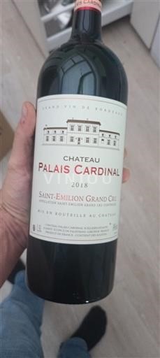 Bordeaux Saint-Émilion Grand Cru Château Palais Cardinal 2018