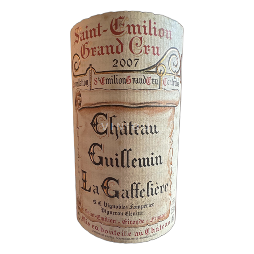 Bordeaux Saint-Émilion Guillemin La Gafelière 2007