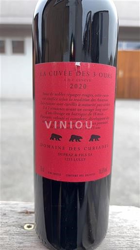 Geneva Unspecified Domaine S Curiades La des 3 Ours 2020