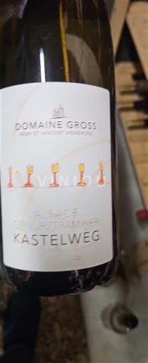 Alsácia Domaine Gross Kastelweg 2017