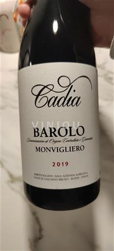 П'ємонт Бароло Cadia Monvigliero 2019