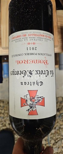 Bordeaux Pomerol Château La Croix St Georges Pomerol 2011