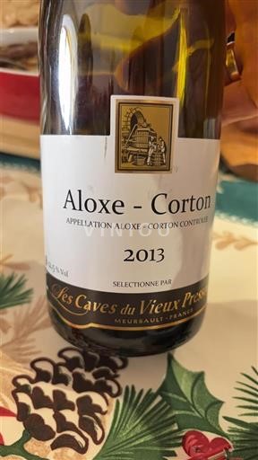 Bourgogne Aloxe-Corton Les Caves du Vieux Pressoir 2013