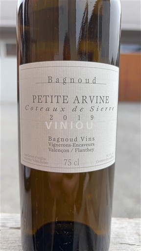 Valais Không được chỉ định Bagnoud Coteaux de Sierre 2019