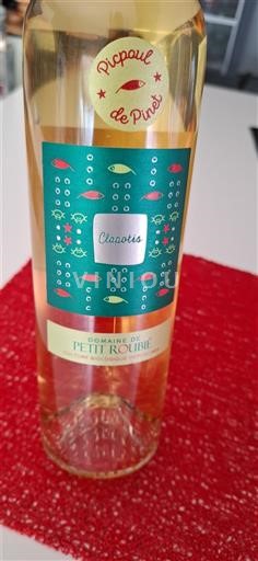Langvedok Picpoul-de-Pinet Domaine Petit Roubié Claoücs Neleten.