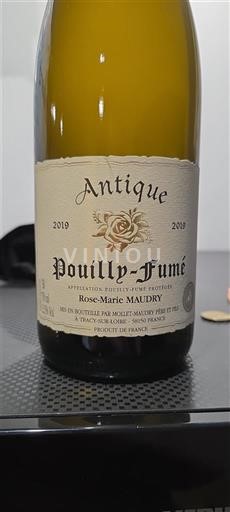 Dolina Loare Pouilly-fumé Rose-Marie Maudry Antique 2019
