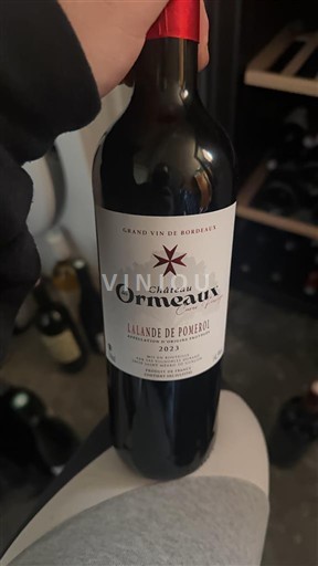 Bordeaux Lalande-de-Pomerol Château Ormeaux Prestige 2023