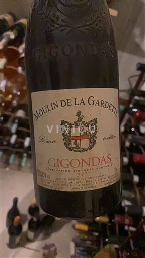 Thung lũng Rhône Gigondas Moulin de la Gardette 2007
